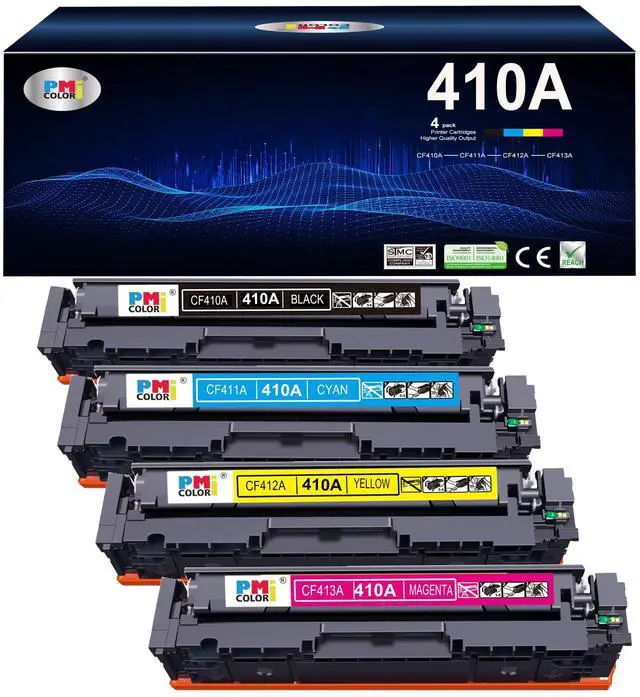 Main image of 410A Toner Cartridge Replacement for HP 410A Toner M477fnw,M477fdw M452dn | Compatible for HP Color Pro MFP M477fnw,M477fdw M452dn Color Laser Pro M477 M452 Printer (Black,Cyan,Magenta, Yellow