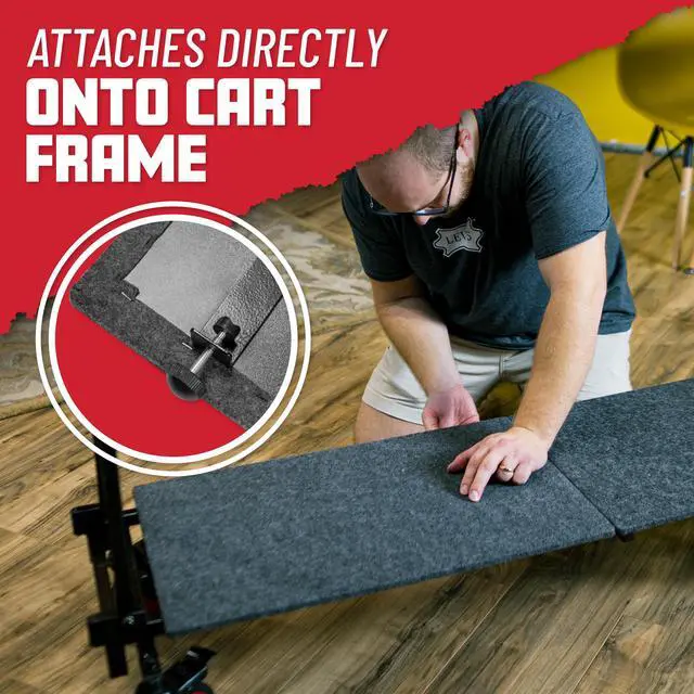 Alt view image 5 of 7 - Lower Deck Flat Surface for Utility Carts