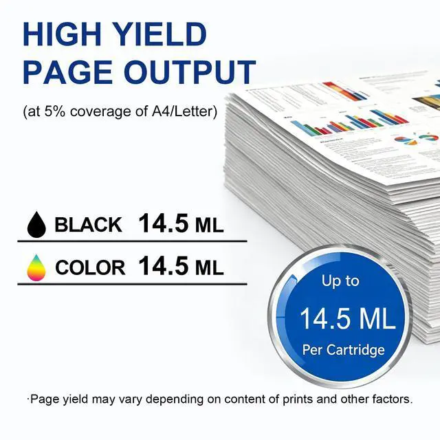 Alt view image 3 of 6 - PFI-5100 Ink Cartridges Compatible with Canon imagePROGRAF PRO-310 Printer | High Yield PFI 5100 10-Pack Pigment Ink Set (MBK, PBK, C, M, Y, R, GY, PC, PM, CO) with New Chip Bright Colors