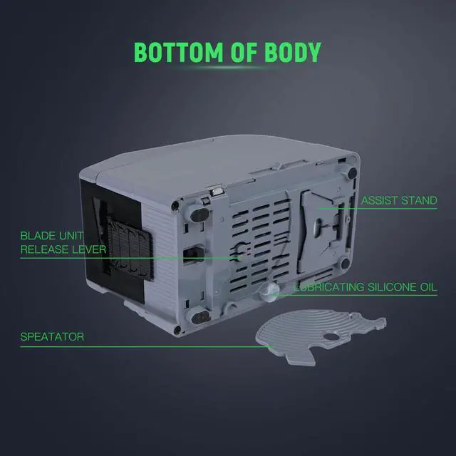 Alt view image 3 of 7 - Automatic Tape Dispenser, Electric Ribbon Cutting Machine JF-7000, Tape Width 6-60mm Length 5-999mm, Adhesive Tape Cutter Upgraded Silicone Feed Wheel