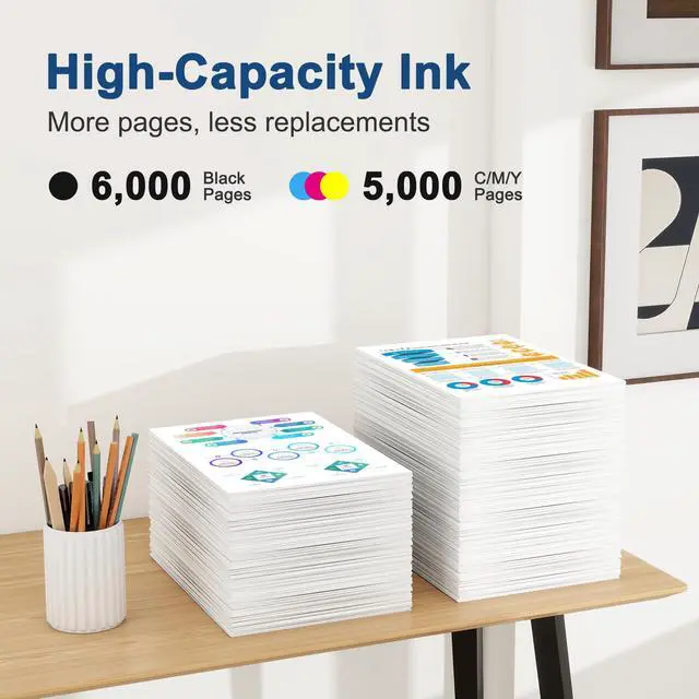 Alt view image 2 of 6 - Compatible LC406XL LC406 Ink Cartridges for Brother Printer Replacement for Brother Ink Cartridges LC406 LC406XL Work with Brother MFC-J4335DW J5855DW J6555DW J6955DW Printer,4 Pack High Yield