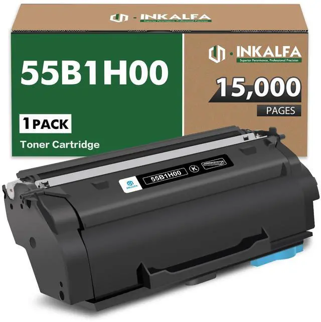 Main image of 55B1H00 Black Toner Cartridge 55B1000 MS431 MX431 | Remanufactured for Lexmark MS431 MX431 Toner Cartridge MS431dw MX431adw MS331dn MS431dn MX331adn MX431adn MX432adwe Printer