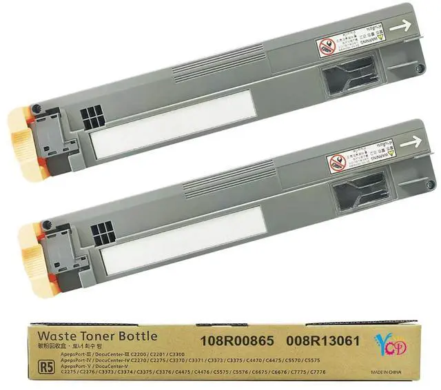Main image of 2Pack 008R13061 Waste Toner Container Compatible with Xerox WorkCentre 7830 7835 7845 7855 7425 7428 7435 7525 7530 7535 7545 7556 7970 AltaLink C8030 C8035 C8045 C8055 C8070 Waste toner Cartridge