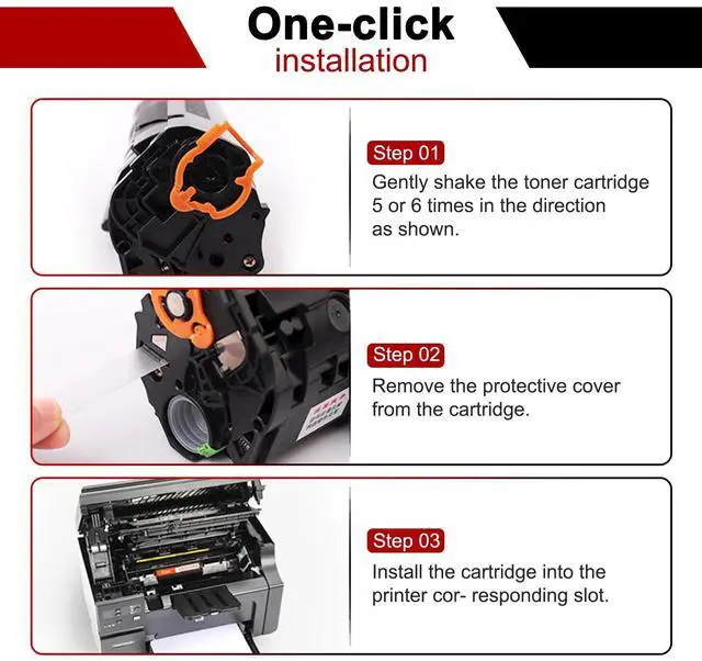 Alt view image 6 of 7 - 4 Pack 054 Toner Cartridge Set: Compatible 054 CRG-054 with chip Replacement for Canon 054 MF642Cdw MF644Cdw LBP622Cdw LBP623Cdw MF641Cdw Printer (BK/C/M/Y)