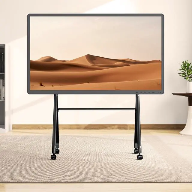 Alt view image 5 of 5 - Smart Board Stand with Wheels, 55/65/75/86'' Interactive Whiteboard Stand, Mobile Stand with Four Lockable Wheels, Stable and Easy to Move for Home Office School Classroom (Only Stand)