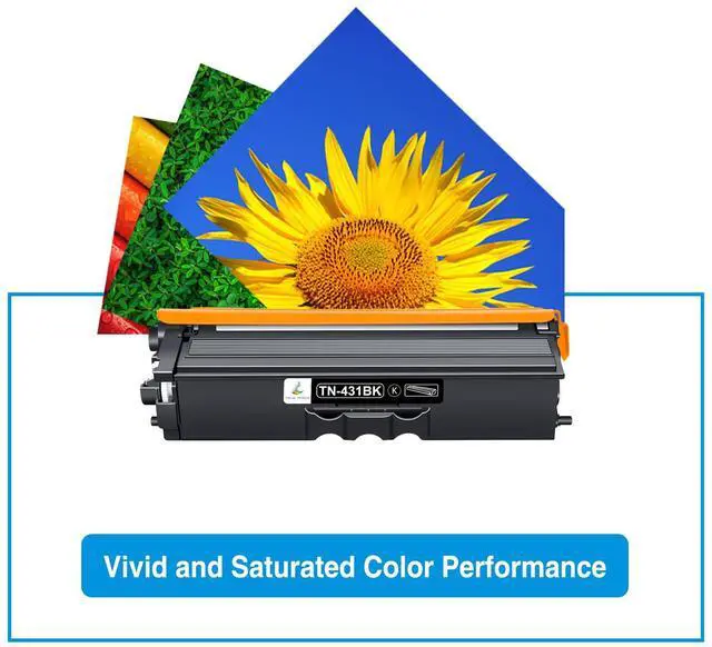 Alt view image 5 of 6 - TN-431 TN431 Toner Cartridge 4-Pack Compatible MFC-L8900CDW TN431 TN 431 | Cartridge for Brother TN431 Toner Cartridge MFC-L8900CDW HL-L8360CDW HL-L8260CDW MFC-L8610CDW HL-L8360CDWT Printer (B/C/Y/M)