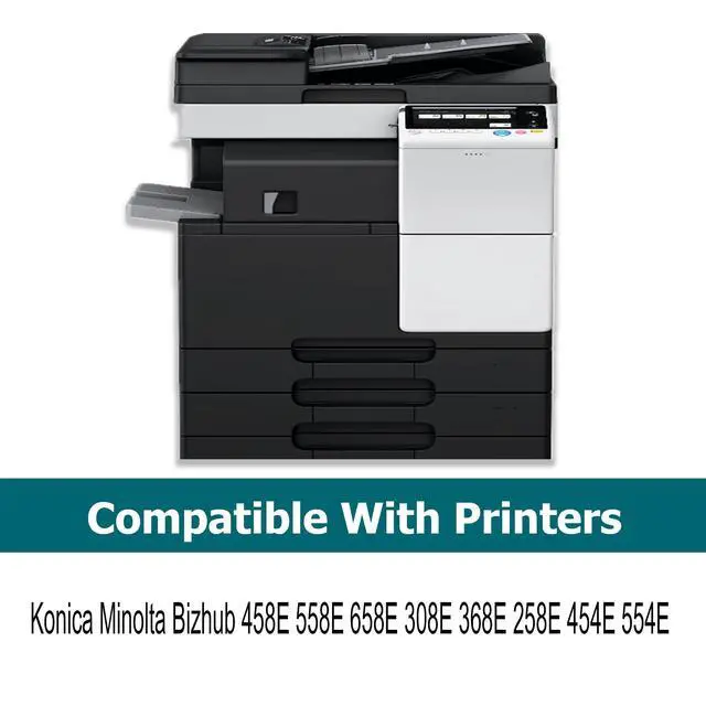 Alt view image 2 of 6 - TN516 TN515 TN514 TN513 TN512 TN324 TN326 Black Toner Cartridges | Compatible for Konica Minolta Bizhub 308E 458E 558E 658E 368E 454E 554E Printer Toner (1 Black)