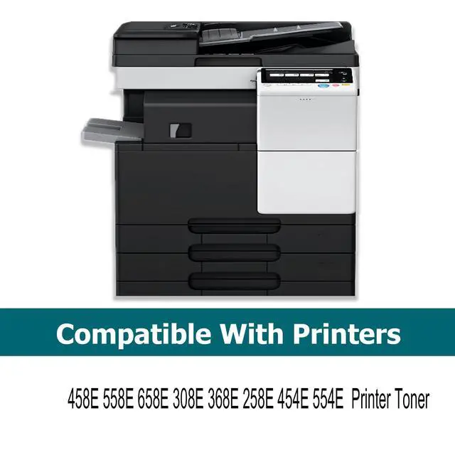 Alt view image 3 of 6 - TN516 TN515 TN514 TN513 TN512 TN324 TN326 Black Toner Cartridges | Compatible for Konica Minolta Bizhub 308E 458E 558E 658E 368E 454E 554E Printer Toner (1 Black)