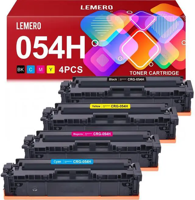 Main image of Compatible 054H Toner Cartridge Replacement for Canon 054 054H Toner Cartridges Set for Canon Color ImageCLASS MF644Cdw MF642Cdw LBP622Cdw MF641Cw Printer (Black Cyan Magenta Yellow, 4-Pack)