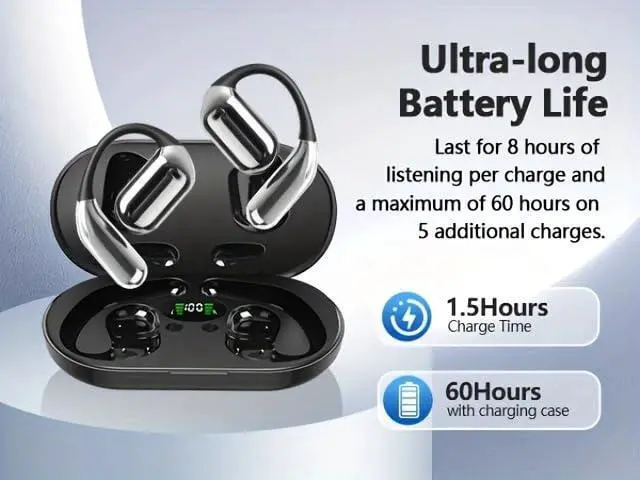 Alt view image 3 of 7 - AI Translation Earbuds Real Time, 144 Language Translator Earbuds with APP Compatible with iOS & Android, Bluetooth Headphones Translating Device for Travel Business and Learning - Black