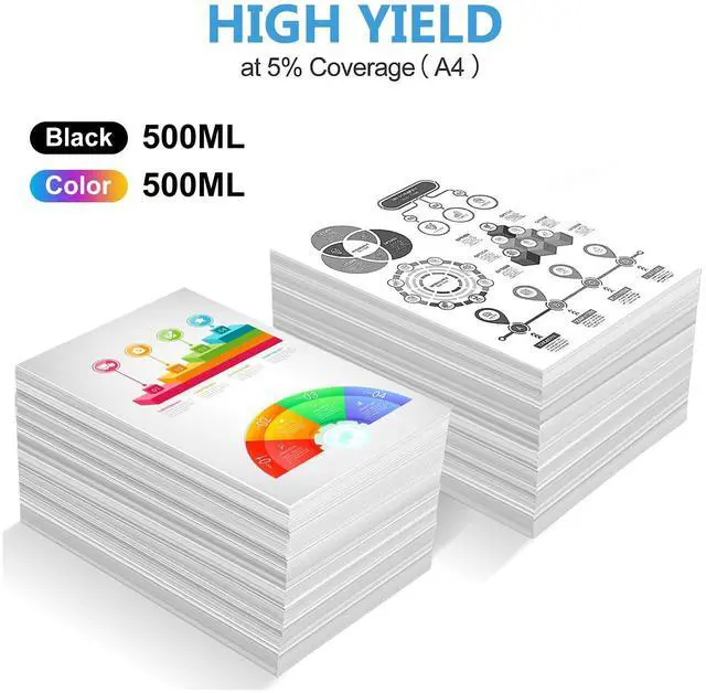 Alt view image 4 of 6 - TR2 Ink Cartridges for Roland TrueVIS TR2 Ink Compatible for Roland SG2-300/540/640, VG2-540/640, VF2-640, SG3-300/540, VG3-540/640, Outdoor Durability & Fast Drying, 500ML, 4-Pack (BK/C/M/Y)