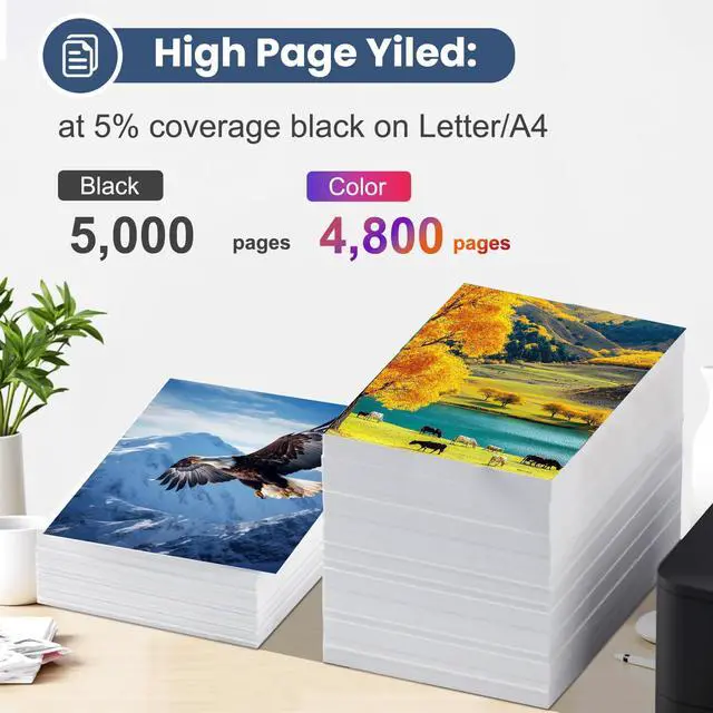 Alt view image 3 of 6 - VersaLink C400 C405 Toner Cartridge High Yield 4-Pack 106R03512 106R03513 106R03514 106R03515 Black Cyan Magenta Yellow Compatible for Xerox Versa Link C400 C400D C400DN C405 C405N C405DN Printer