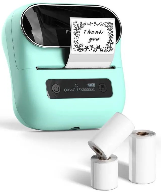 Main image of M220 Label Maker, 3 Inch Bluetooth Thermal Label Printer for Barcode, Address, Labeling, Mailing, File Folder Label, Label Maker Machine with 3 Rolls of Labels
