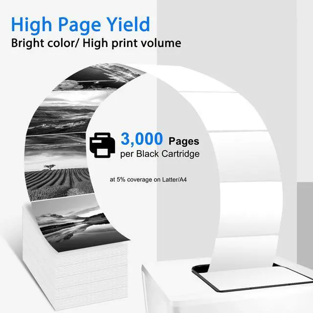 Alt view image 3 of 6 - TN225 TN-225 Black High Yield Toner Cartridge 2 Pack Replacement for Brother TN 225 Toner for HL-3140CW MFC-9330CDW MFC-9340CDW HL-3180CDW MFC-9130CW MFC-9140CDN DCP-9015CDW Printer Toner TN225BK
