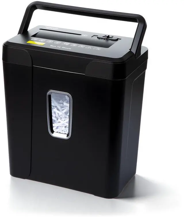 Main image of 14 Sheets Paper Shredder for Home Office | P-4, 2 Mins Runtime, 5.5 gal, Cross Cut, Shreds Credit Cards & CDs