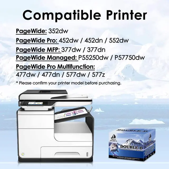 Alt view image 2 of 7 - Ink Cartridges Compatible with 972 972A with Chip Upgrade Device for 972X 972A Work with PageWide 377dw 477dw 477dn 577dw 577z 452dn 452dw 552dw P55250dw P57750dw (BK C M Y, 4 Pack)