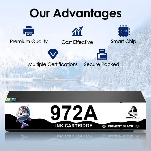 Alt view image 5 of 7 - Ink Cartridges Compatible with 972 972A with Chip Upgrade Device for 972X 972A Work with PageWide 377dw 477dw 477dn 577dw 577z 452dn 452dw 552dw P55250dw P57750dw (BK C M Y, 4 Pack)
