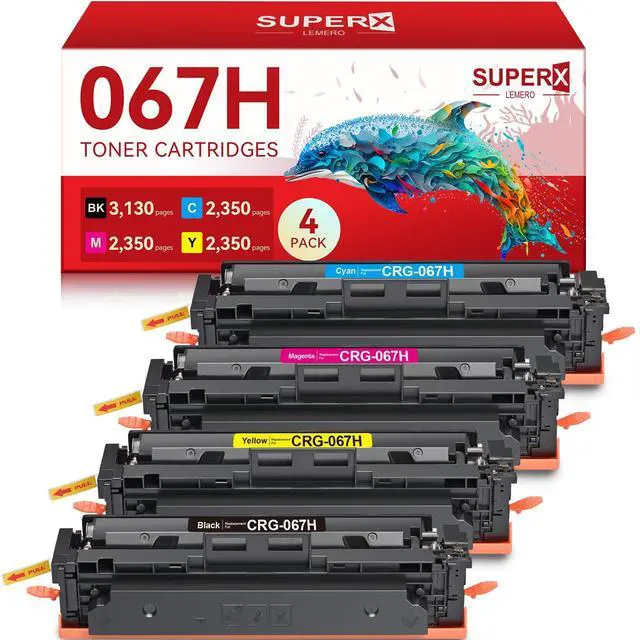 Main image of 067H Toner Cartridges Set Compatible for Canon 067H 067 Toner Cartridges Work for Canon MF656Cdw MF654Cdw MF653Cdw MF650C LBP632Cdw Printer (CRG-067H 067 High Yield Toner -4 Packs)