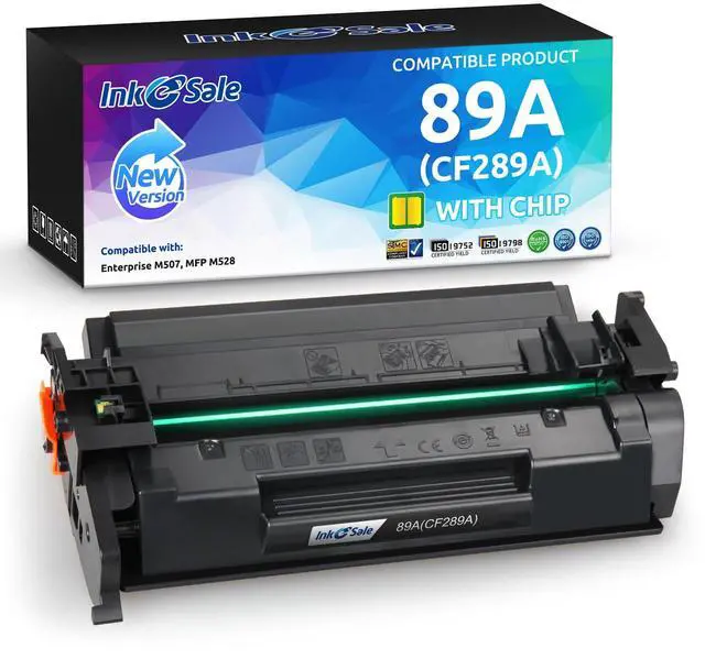 Main image of 89A Black Toner Cartridge Compatible for HP 89A CF289A 89X M507 1-Pack | replacement for HP Enterprise M507n M507dn M507x M507dng MFP M528dn M528f M528c M528z M528 M507 Series Printer Ink, with Chip