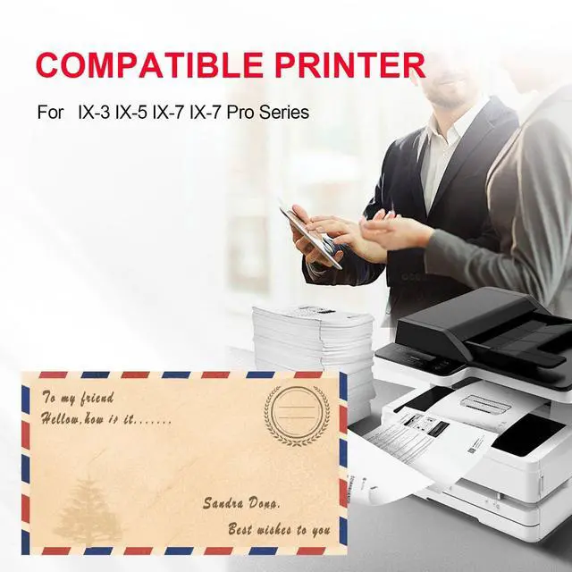 Alt view image 2 of 5 - IXINK357 Neopost Compatible Ink Cartridge Replacement for IX3 IX5 IX7 Pro Series Mailing Systems Postage Meter Fluorescent Red Postage Ink
