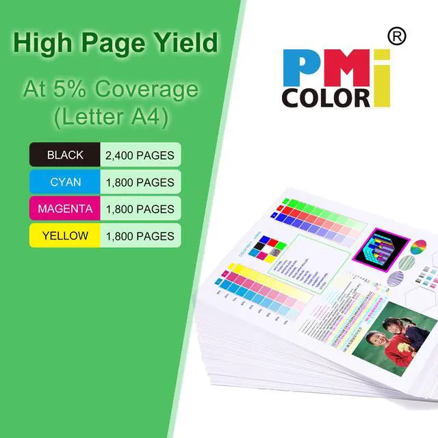 Alt view image 3 of 6 - 128A Toner Cartridge 4 Pack Set Replacement for HP 128A CP1525nw CM1415fnw | Compatible for HP LaserJet Pro CP1525n CP1525nw CM1415fnw CM1415fn Printer (Black,Cyan, Magenta, Yellow)