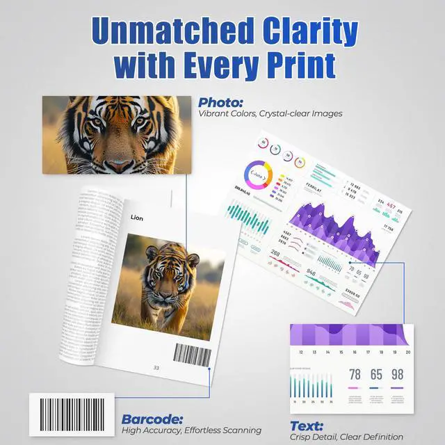 Alt view image 7 of 7 - LC406XL Ink Cartridges High Yield with MFC-J4335DW MFC-J4345DW Printer for Brother LC406 LC406XL Ink Cartridges, 4-Pack, for MFC-J4335DW MFC-J4345DW MFC-J4535DW MFC-J5855DW MFC-J6555DW MFC-J6955DW
