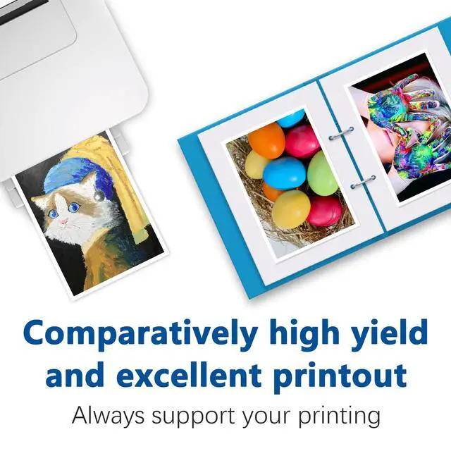 Alt view image 6 of 7 - 822XL Black Cyan Magenta Yellow High Capacity Ink Cartridge Remanufactured Compatible Replacement for 822XL Ink Cartridge for WF-3820 WF-3823 WF-4820 WF-4830 WF-4833 WF-4834 Printers (4-Color)