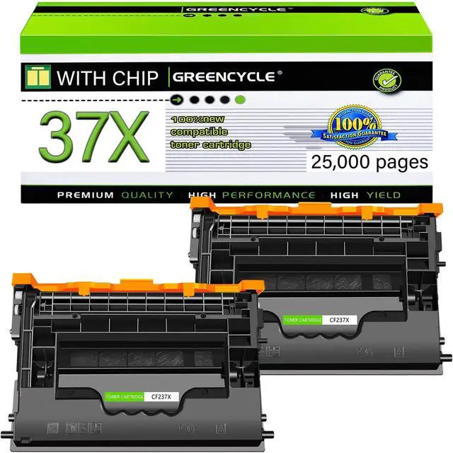 Main image of Compatible Toner Cartridge Replacement for HP 37X CF237X 37A CF237A for HP Enterprise M608 M609 M608n M608dn M608x M609x MFP M631 M632 M633 Printer (Black, 2-Pack)