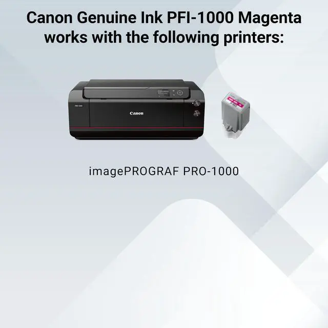 Alt view image 5 of 5 - PFI-1000 Genuine Magenta Ink Tank, Compatible with ImagePROGRAF PRO-1000 Printers