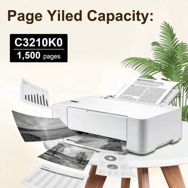 Alt view image 3 of 5 - C3210K0 MC3326 C3224 Toner Cartridges (Black,with Chip) 1-Pack Compatible for Lexmark C3210 MC3226 Black Toner Cartridges C3210K0 Work for C3326 MC3326 C3426 MC3426 Printer(1,500 Pages)