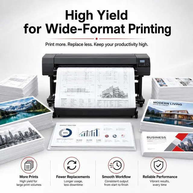Alt view image 3 of 7 - PFI-030 Pigment Ink Tank ta-20 ta-30 Ink Replacement for Canon PFI030 | PFI 030 ink 55ml Compatible with imagePROGRAF TA-20 TA-30 TM-240 TM-340 Printer (5Pcs, Matte Black,Black Cyan Magenta Yellow)