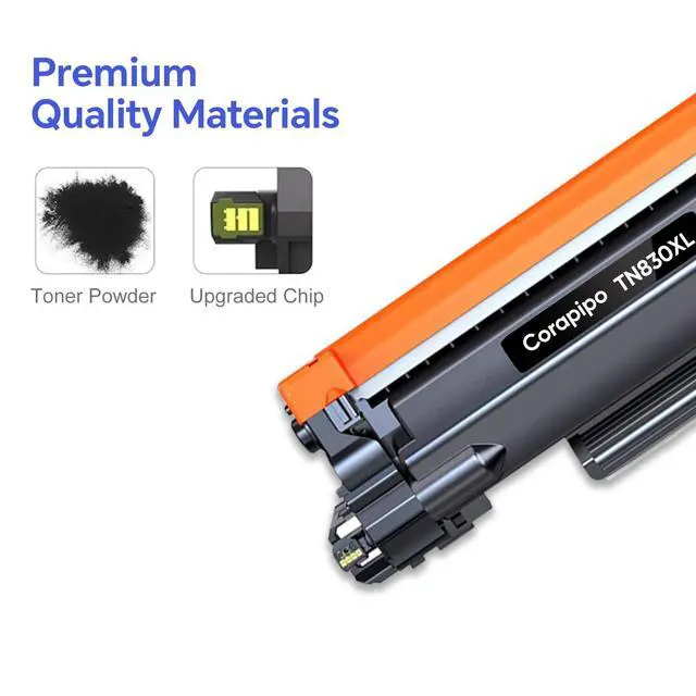 Alt view image 2 of 7 - TN830XL TN830 HL-L2460DW Toner Cartridge Replacement for Brother 830XL TN830 TN830XL Black Toner Cartridge Work with HL-L2460DW MFC-L2820DW HL-L2405W DCP-L2640DW HL-L2480DW Printers