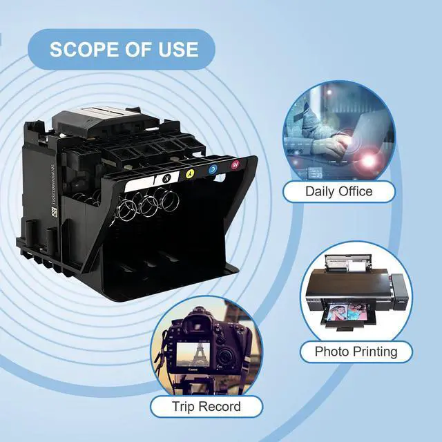 Alt view image 6 of 6 - HP 950 951 Printhead HP Officejet Pro 8100 8600 276dw 251dw 8610 8621 8620 Color Printer Print Head