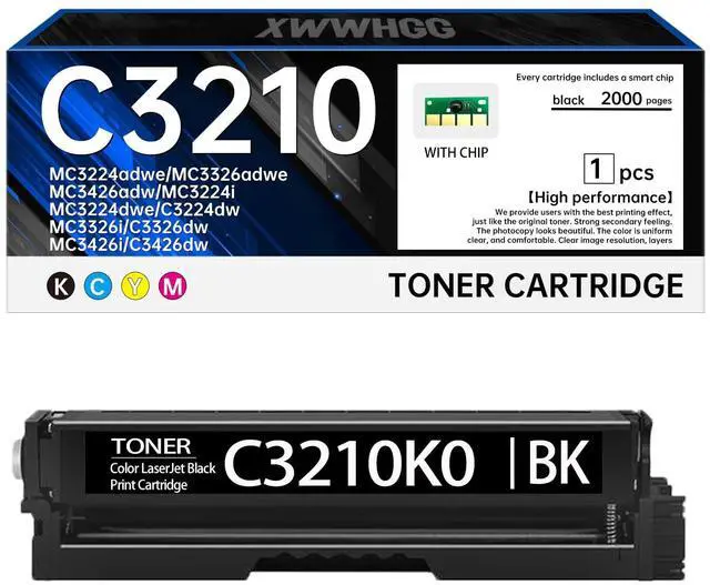 Main image of C3210K0 High-Yield Toner Cartridge (1-Pack, Black) | Replacement for Lexmark C3224, C3326, C3426, MC3224, MC3326, MC3426 Printer