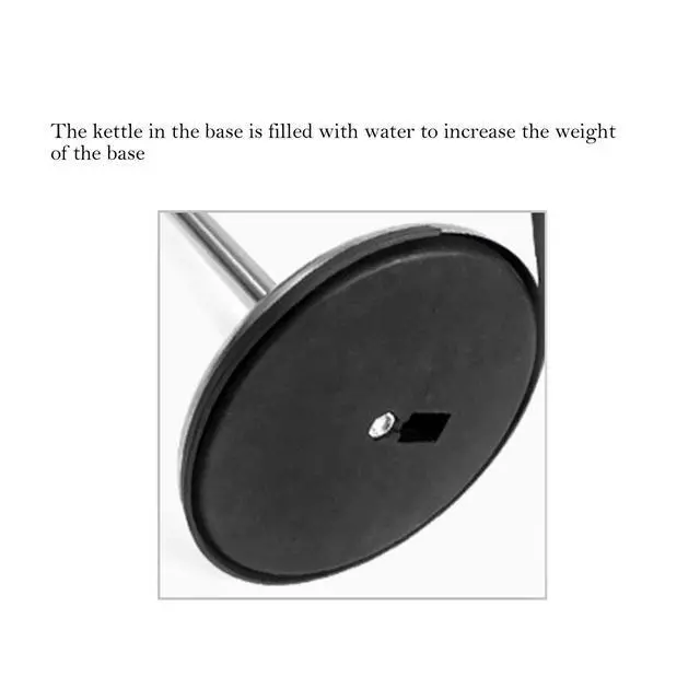 Alt view image 6 of 7 - 2 Sets Heavy Duty Stainless Steel Sign holder Stand, Adjustable Height 8.5 x 11 Inch Vertical Horizontal Aluminum Snap Open Frame Floor Billboard Stand.(gold, A4)