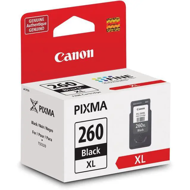 Alt view image 2 of 4 - 2 Pack PG-260XL Black Ink Cartridge