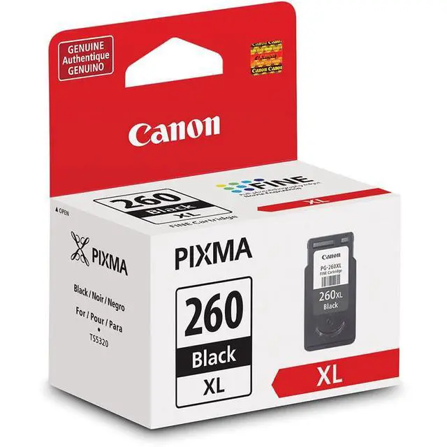 Alt view image 4 of 4 - 2 Pack PG-260XL Black Ink Cartridge