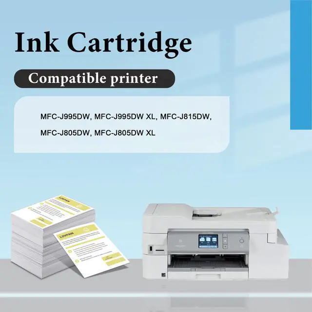 Alt view image 2 of 7 - LC3035XXL Ultra High Yield Ink Cartridge Set (4-Pack, 1BK/1C/1M/1Y) Replacement for Brother LC3035 LC3033 BK/C/M/Y XXL Ink Cartridges Work for MFC-J995DW MFC-J805DW MFC-J815DW Printer