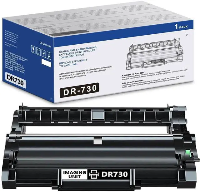 Main image of DR730 Drum Unit Replacement for Brother DR730 DR-730 DR 730 to Use with MFC-L2710DW MFC-L2750DW HL-L2395DW HL-L2370DW HL-L2350DW HL-L2390DW DCP-L2550DW Printer (1 Pack, NOT Toner)