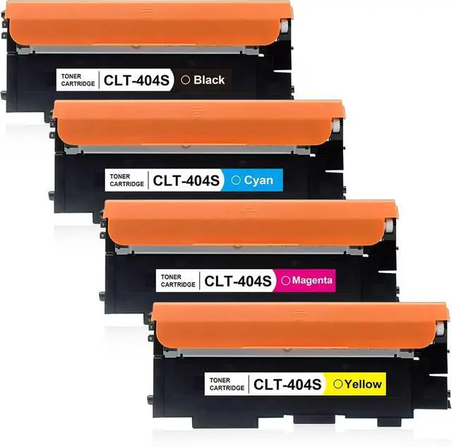 Alt view image 7 of 7 - CLT-404S Toner Cartridges BK C M Y Replacement for Samsung 404S CLT-K404S CLT-C404S CLT-M404S CLT-Y404S Toner Compatible for C480FW C430W SL-C430W SL-C480FW SL-C480FN C480 SL-C482FW C483FW Printer