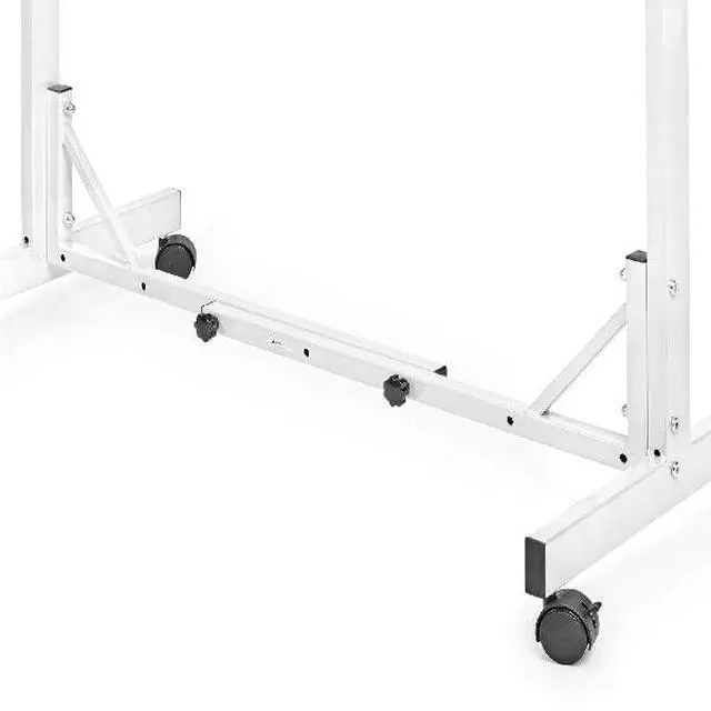 Alt view image 7 of 7 - Adir Mobile Blueprint Storage Rack - Adjustable Mobile Blueprint Holder, Vertical Architect Drawing Rack with Wheels, Poster Display, Construction Plans Holder (Without Blueprint Clamps)