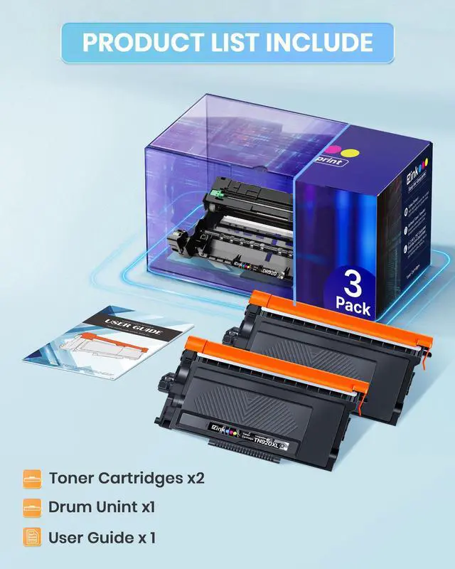 Alt view image 4 of 7 - TN920XL TN920 Toner Cartridge DR920 Drum Unit TN 920XL High Yield | Compatible for Brother TN 920XL DR 920 Drum 920 DR-920 HL-L6210DWT HL-L5210DN HL-L5210DWT MFC-L5915DW L5710DW Printer(3 Pack)