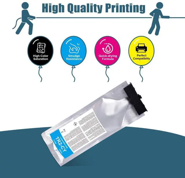 Alt view image 2 of 7 - Compatible TR2 Ink Cartridge Replacement for Roland TR2 Ink Cyan for TrueVIS SG-300 SG-540 SG2-300 SG2-540 SG2-640 SG3-300 SG3-540 VG-540 VG-640 VG2-540 VG2-640 VG3-540 VG3-640 Printers (TR2-CY)