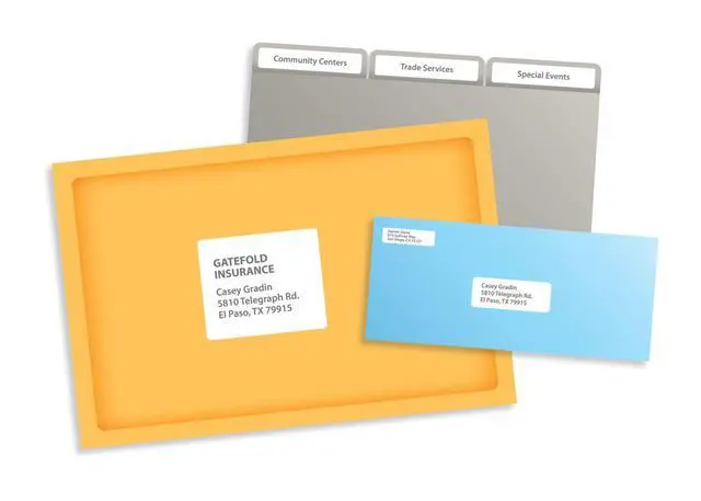 Alt view image 2 of 6 - Laser Labels,1 x 4 Inch,White,(30601),2000 Count (Pack of 10)