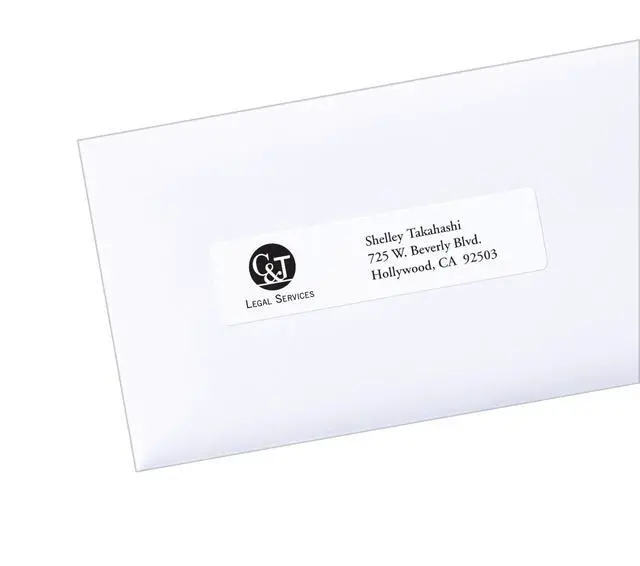 Alt view image 3 of 6 - Laser Labels,1 x 4 Inch,White,(30601),2000 Count (Pack of 10)