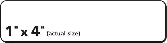 Alt view image 4 of 6 - Laser Labels,1 x 4 Inch,White,(30601),2000 Count (Pack of 10)