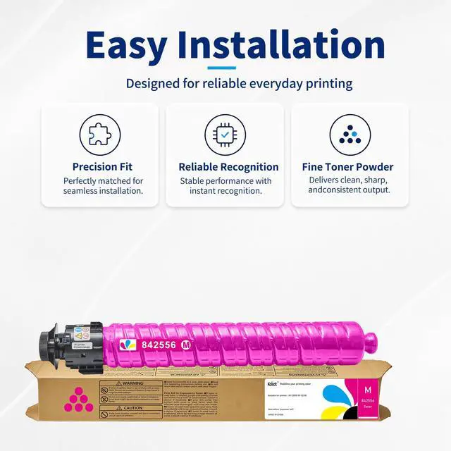 Alt view image 6 of 7 - IM C2010 IM C2510 Magenta Toner Cartridge High Yield Replacement for Ricoh IM C2010 IM C2010A IM C2510 IM C2510H Printer (Magenta 1-Pack)