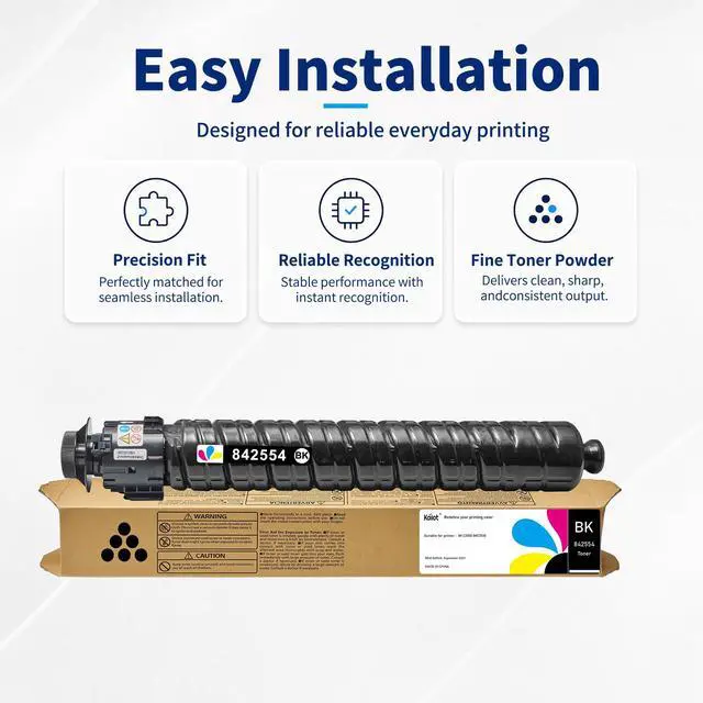 Alt view image 6 of 7 - IM C2010 IM C2510 Black Toner Cartridge High Yield Replacement for Ricoh IM C2010 IM C2010A IM C2510 IM C2510H Printer (Black 1-Pack)