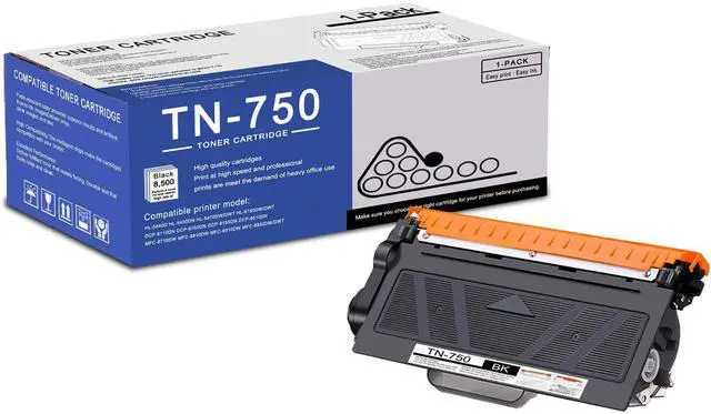 Main image of 1 Pack TN750 TN-750 High Yield Black Toner Cartridge Compatible TN750 Replacement for Brother HL-5440D 5450DN 5470DW/DWT 6180DW/DWT DCP-8110DN 8150DN 8155DN 8510DN MFC-8710DW 8810DW 8910DW Printe