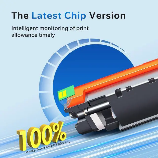 Alt view image 6 of 7 - 130A CF350A Remanufactured Toner Cartridge 4-Pack | for HP 130A CF351A CF352A CF353A for LaserJet Pro Color MFP M177fw M176n M177 M176 Printer